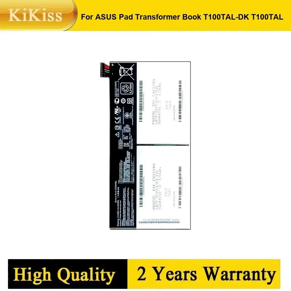 

Safety High Capacity Tablet Battery C12N1406 For ASUS Pad Transformer Book T100TAL-DK T100TAL