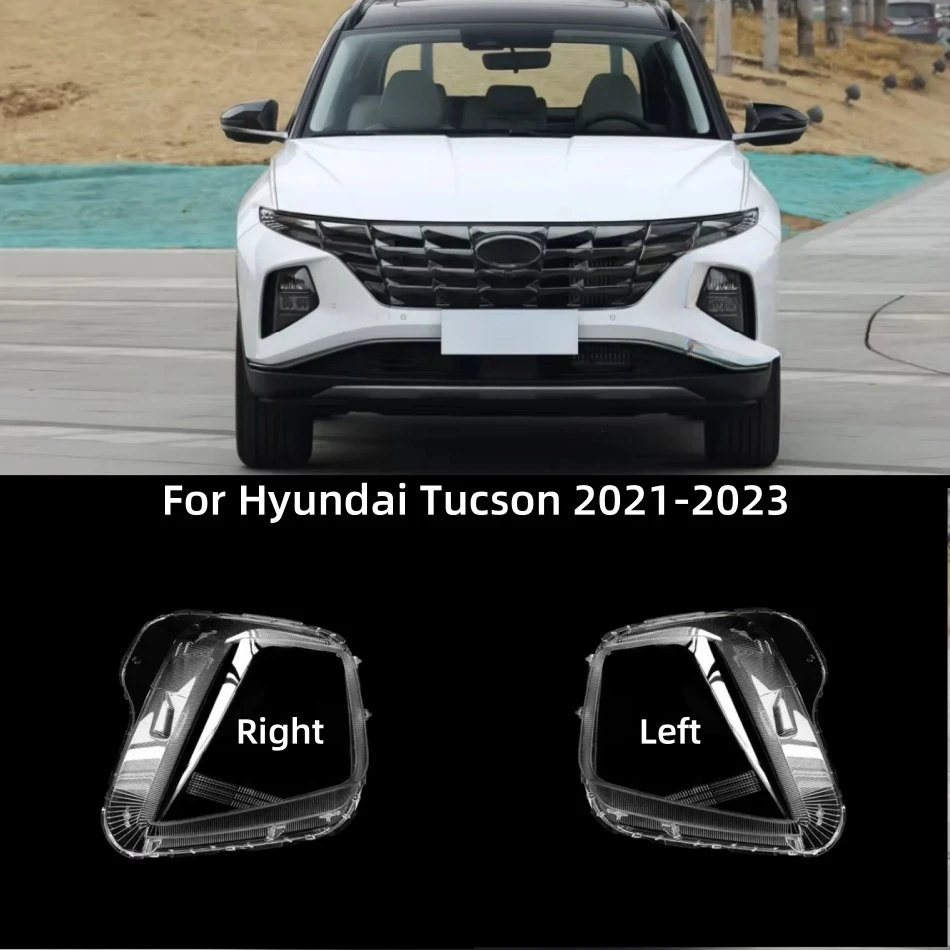 Pop For Hyundai Tucson 2021 2022 2023 Car Accesorries Glass Headlights It Has Good Transparency And Light Transmission