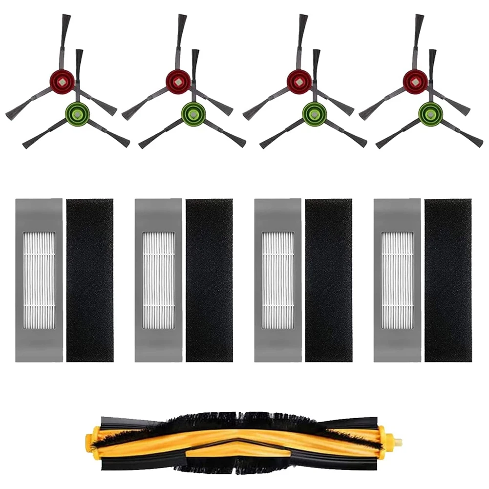 Cepillo lateral principal para Ecovacs DEEBOT OZMO N8 N8 + N8 PRO N8 PRO + juego de accesorios de filtro de aspiradora