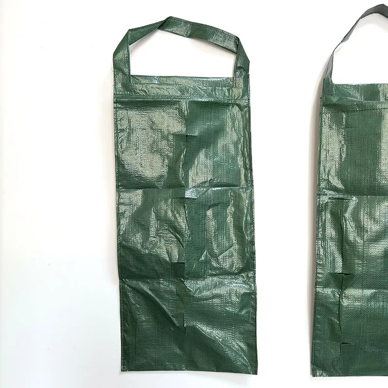 4 8 Pockets Strawberry Planting Bags Garden Plant Grow Bags Hanging Planter Pot Potato Plants Support For Veg Herbs Flowers A6