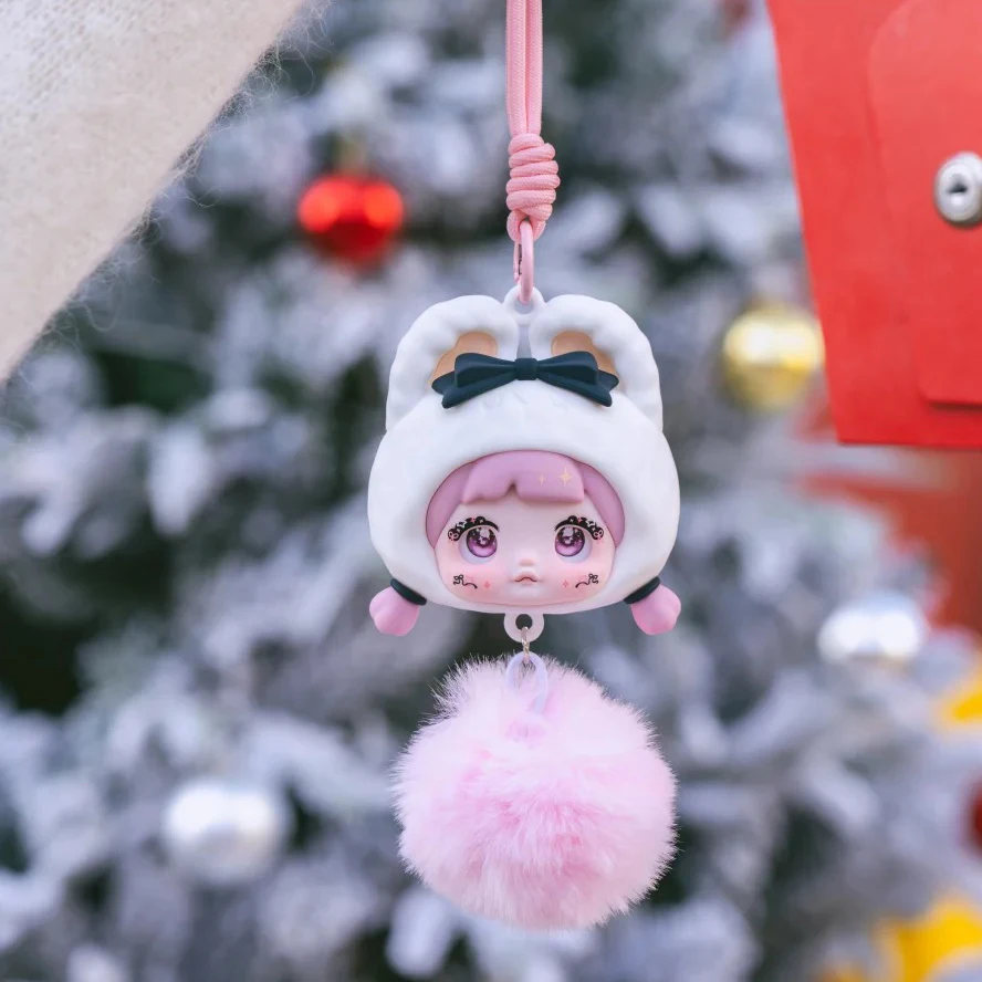 

new Nommi Silicone earphone bag Forest Series Blind Box Kawaii Decorated Girls Mystery Figure Kid Christmas birthday gifts