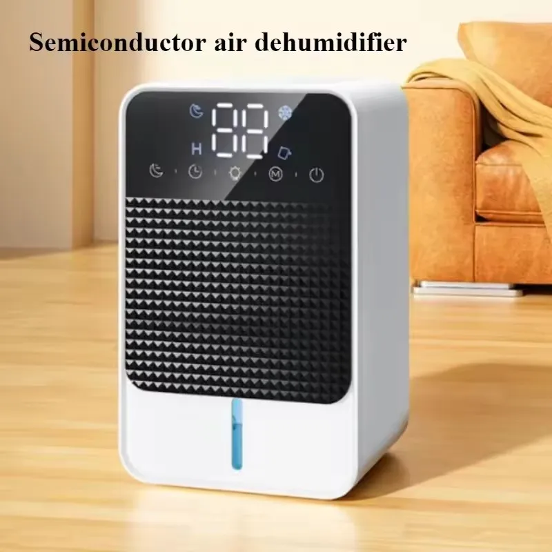 

25W Air Dehumidifier Mute Moisture Absorbers Machine Air Dryer 1500ml Water Tank with LED Display and Touch Control