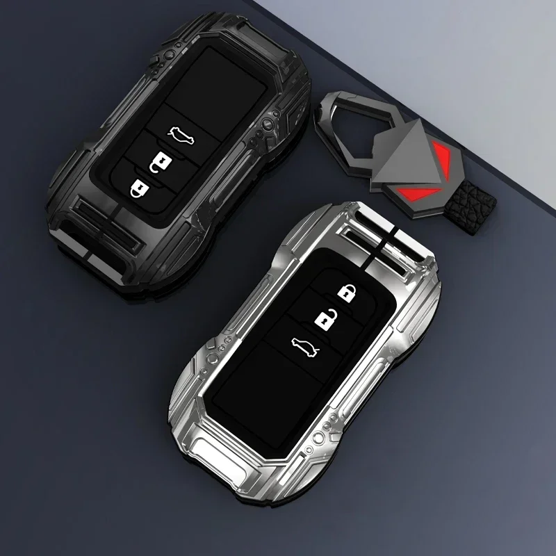 

Zinc Alloy Car Key Case For Toyota Camry CHR Corolla RAV4 Avalon Land Cruiser Prado Prius Key Fob Cover 2 3 4 Button 2018 ~ 2022