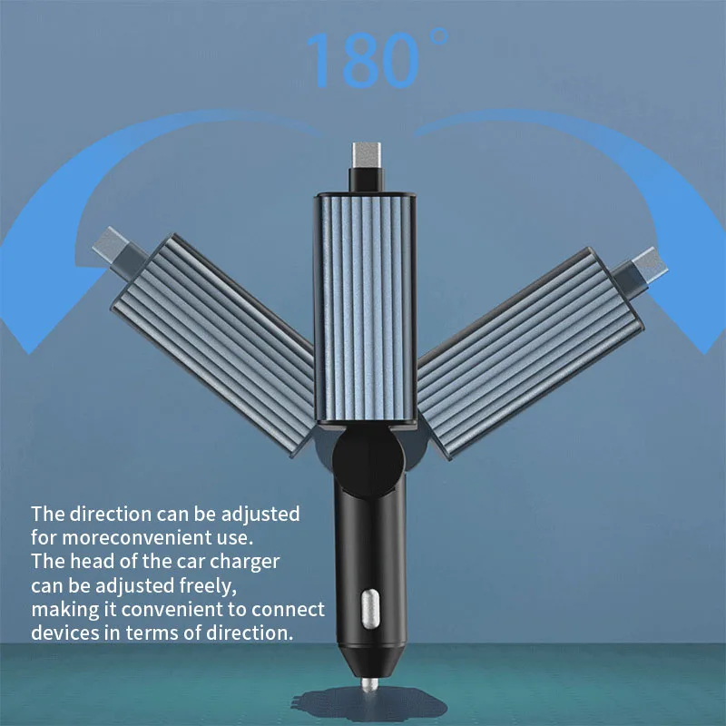 سيارة بلوتوث 5.3 FM الارسال USB PD المزدوج نوع C كابل شحن سريع مهايئ شاحن سيارة يدوي دعوة راديو السيارة FM المغير