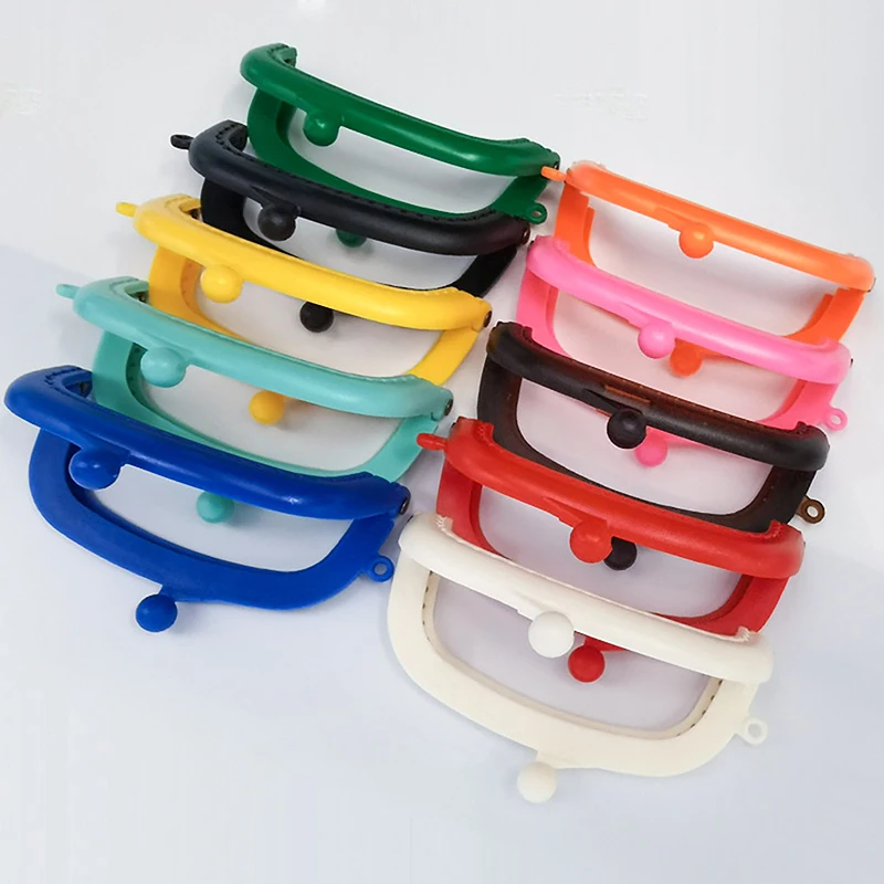 Purse Clasp Frame Bag Kiss Clasp Lock Purse Frame Bag Clasps Bag Frame Buckle Bag Hardware Candy Color Purse Frame Kiss Clasp