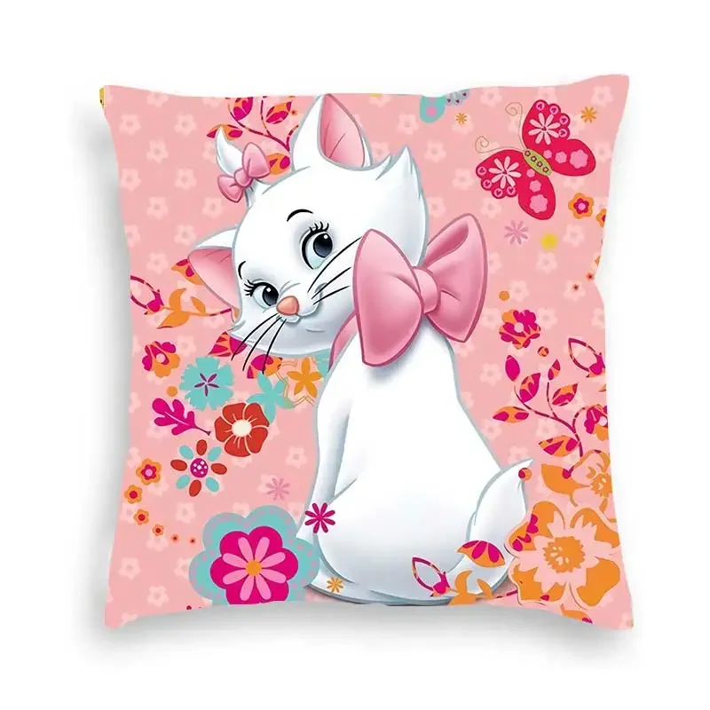 Sarung bantal kucing Disney Marie perlengkapan pesta ulang tahun Customiz The Aristocats Dekorasi Rumah dekorasi Rabu Bar bantal Sofa hadiah anak perempuan