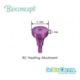 RC Healing Abutment, conical shape,Φ6.5mm,H4mm (122250)