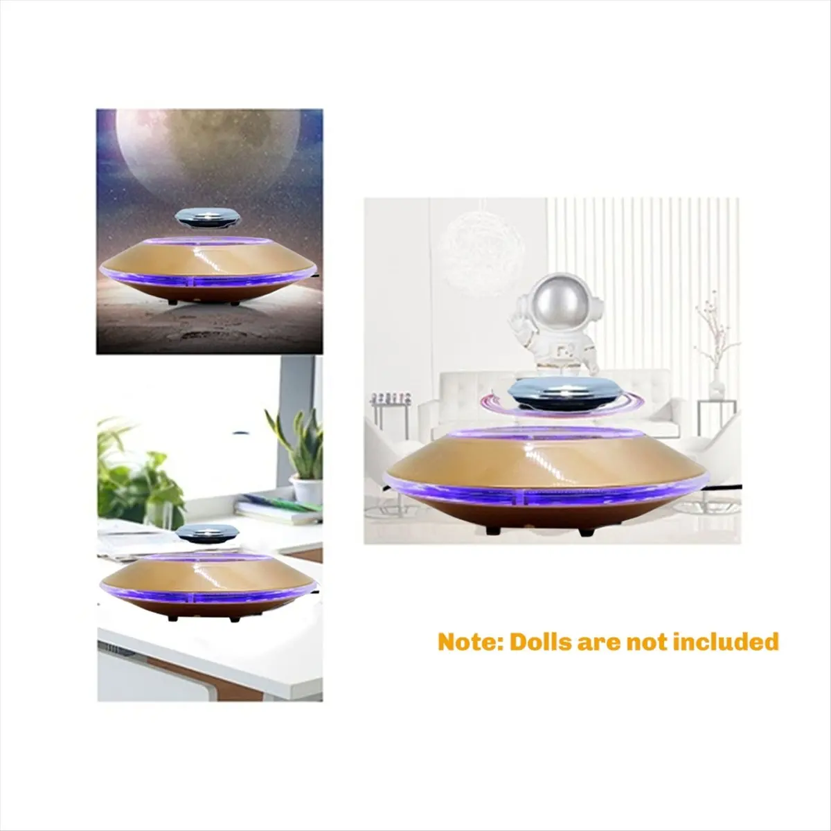 T1049C Tools-Magnetic Levitation Display Stand Gift for Tech Enthusiasts for Glasses and Hand-Held Items US Plug