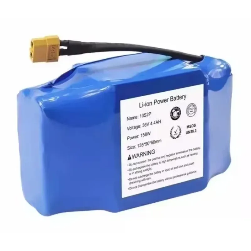 

GO оригинальная литиевая аккумуляторная батарея 36 В 4,4 Ач 10S2P 4400 мАч 18650 электрический самобалансирующийся аккумулятор для ховерборда