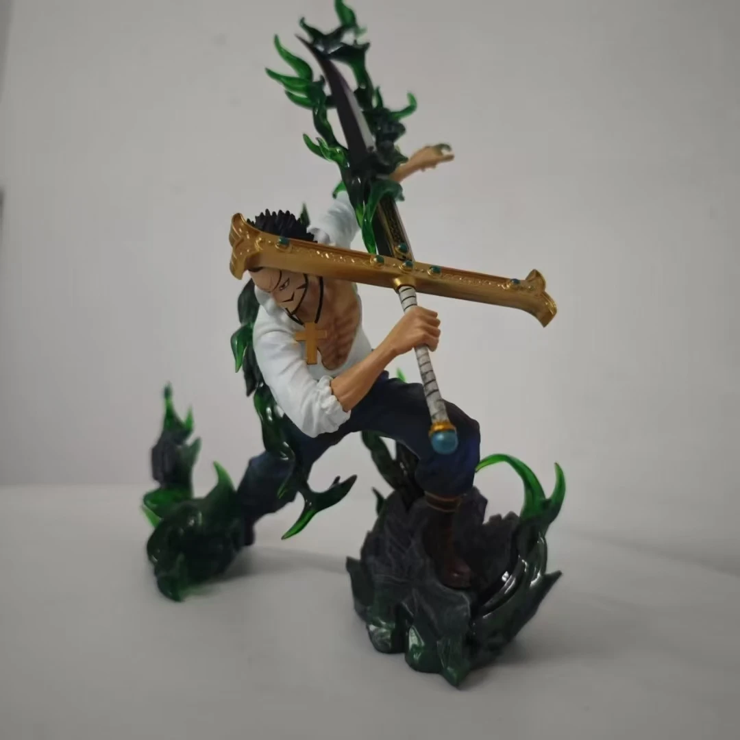 Dracule Mihawk อะนิเมะตัวเลข One Piece Mi Hawk Action Figure 30cm Pvc รูปปั้นตุ๊กตาคอลเลกชันตกแต่งของเล่นวันเกิดของขวัญ