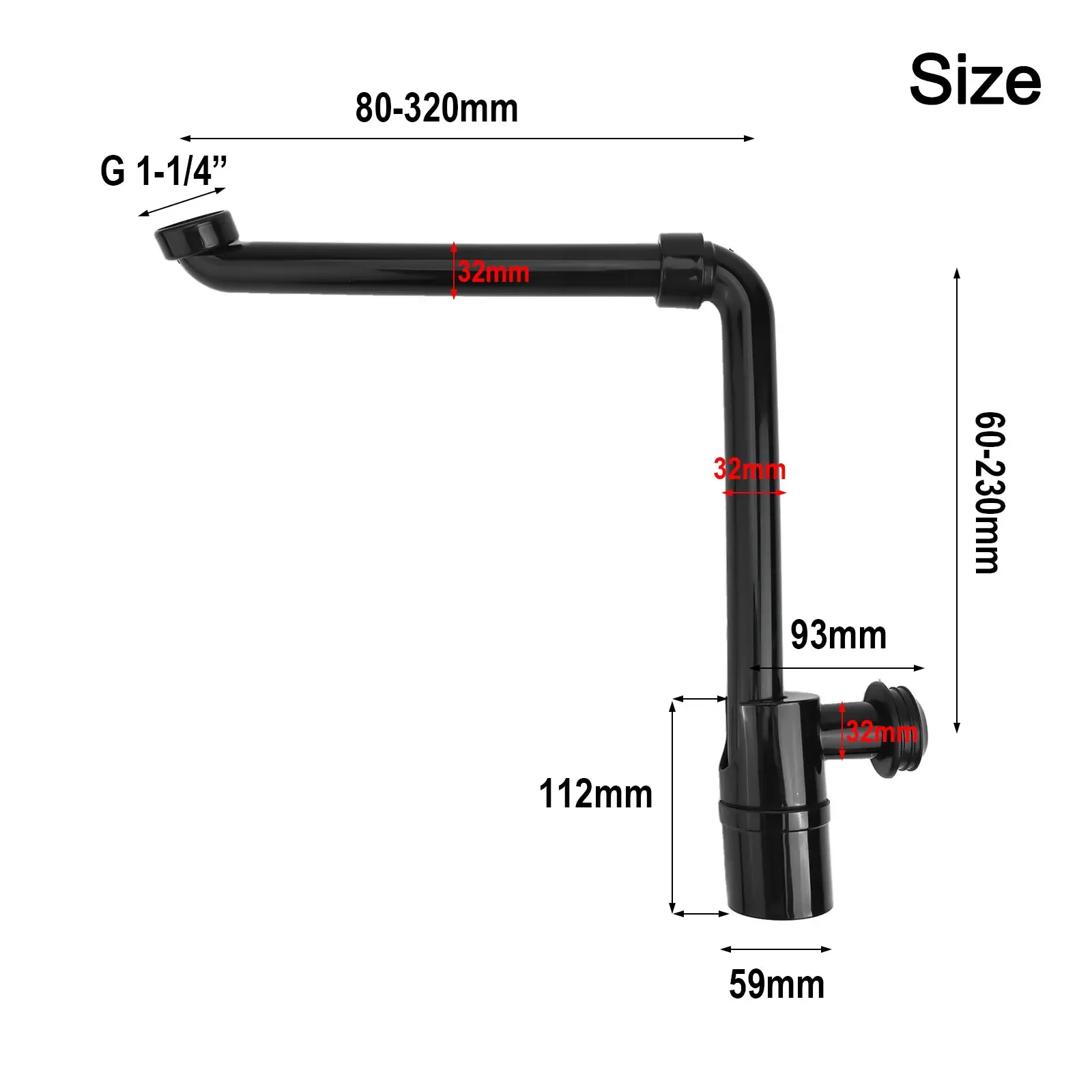 

1 1/4 дюйма, мухоловка для ванной комнаты, совместимая с большинством раковин, раковина для ванной комнаты, не дает раковину плавно