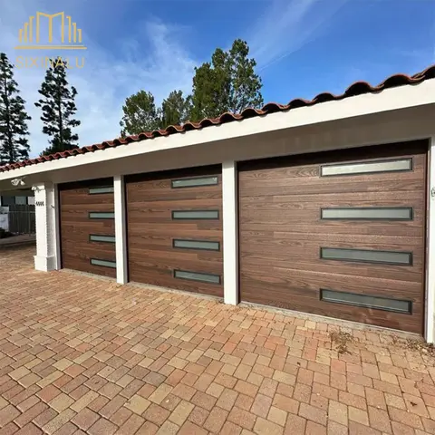 Garage Door Entry Exterior Doors Home Entrance Sliding Folding Door Gate Main Customize Aluminium Double Glass Home Decor