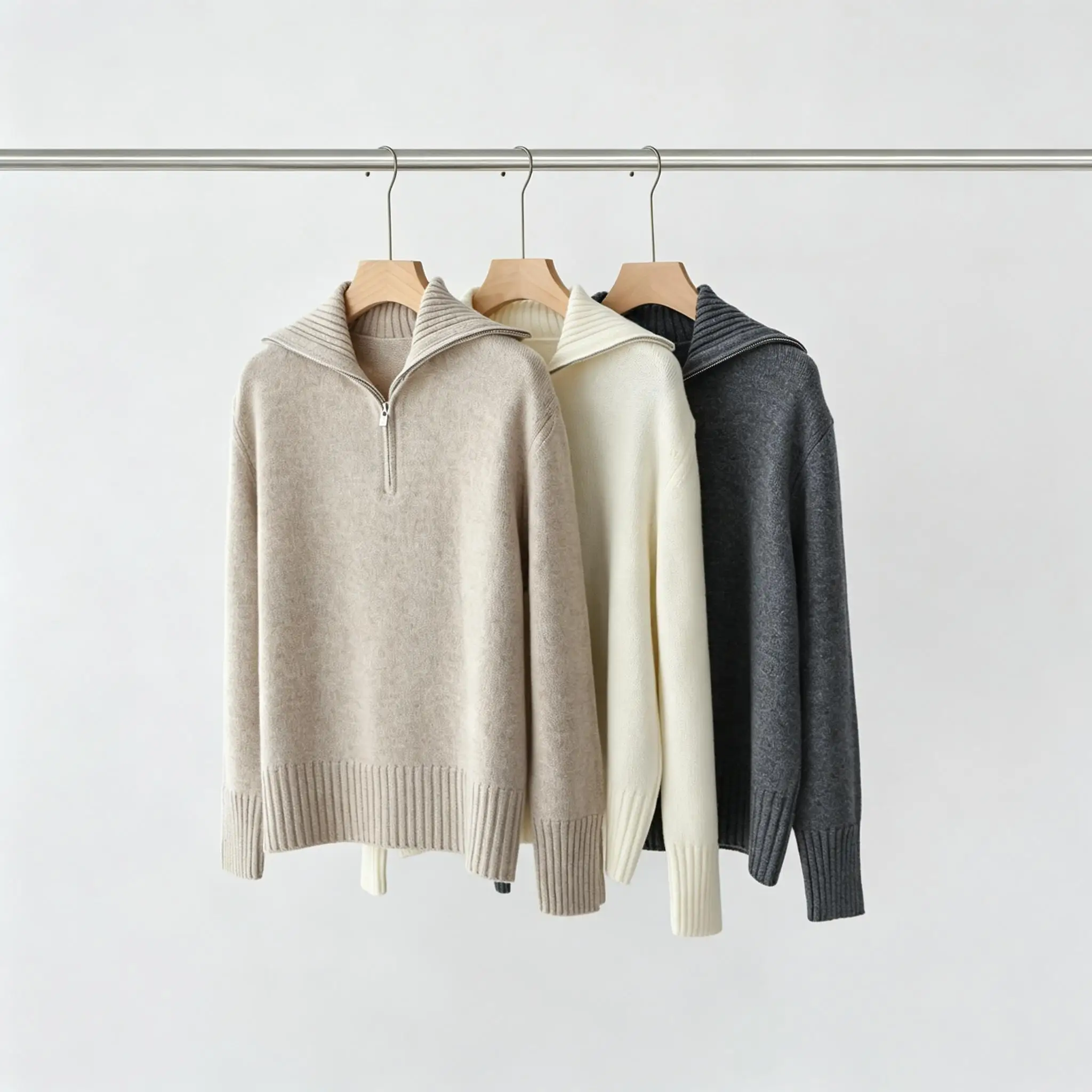 Women Autumn Winter Soft Warm Long‑Sleeve Knit Sweater