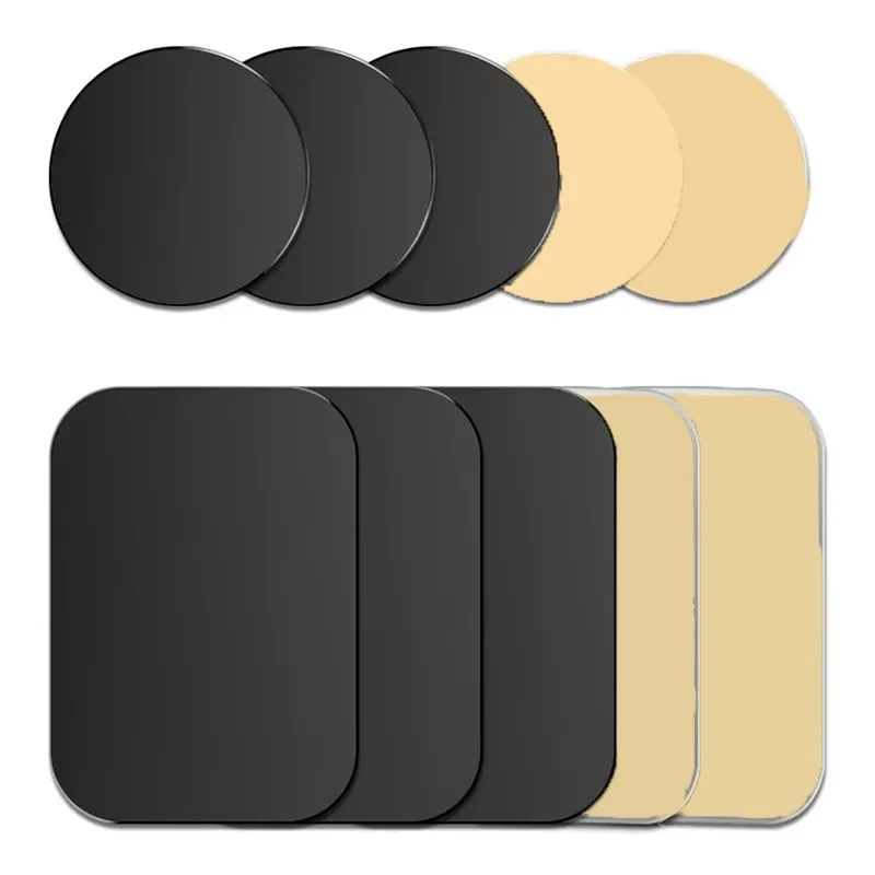 

5 шт., магнитная металлическая пластина, автомобильный держатель для телефона, универсальный железный лист, наклейка на диск, крепление, магнитная подставка для мобильного телефона для iPhone Xiaomi