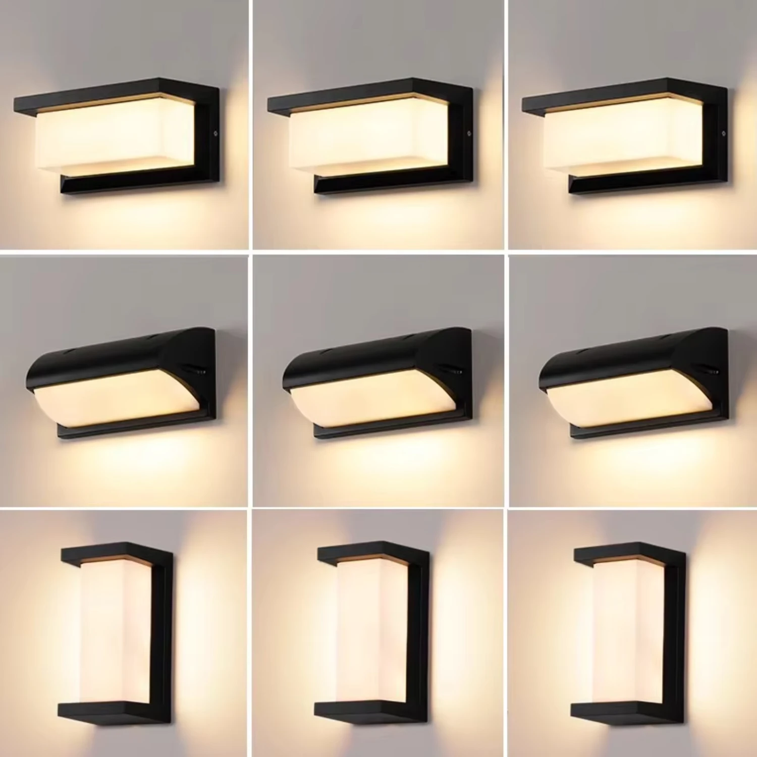 Outdoor Lights Wall Light Waterproof IP65 Motion Sensor  Lighting Porch Lights Balcony Garden Lights Outdoor Wall Lamp Lamparas