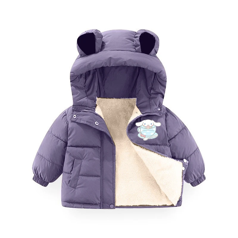 

Kids Lightweight Cotton Jackets Autumn Winter Fashion Solid Outerwear for Boys And Girls Simple Baby Coats