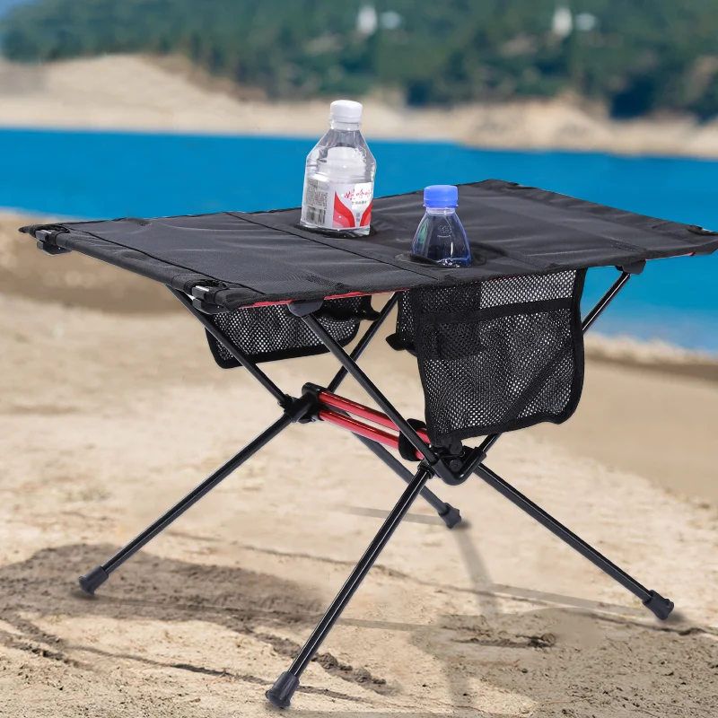 Outdoor Camping Folding Table Ultralight portable barbecue picnic Desk Water Cup hole phone Pocket table