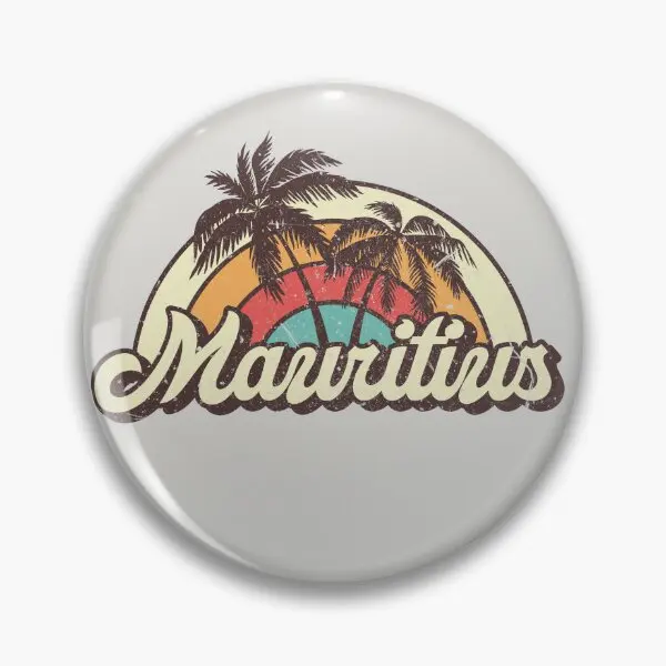 Mauritius Honeymoon Gifts  Soft Button Pin Collar Badge Creative Lover Brooch Jewelry Decor Fashion Lapel Pin Metal Clothes Gift