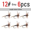 6PCS Grey 12