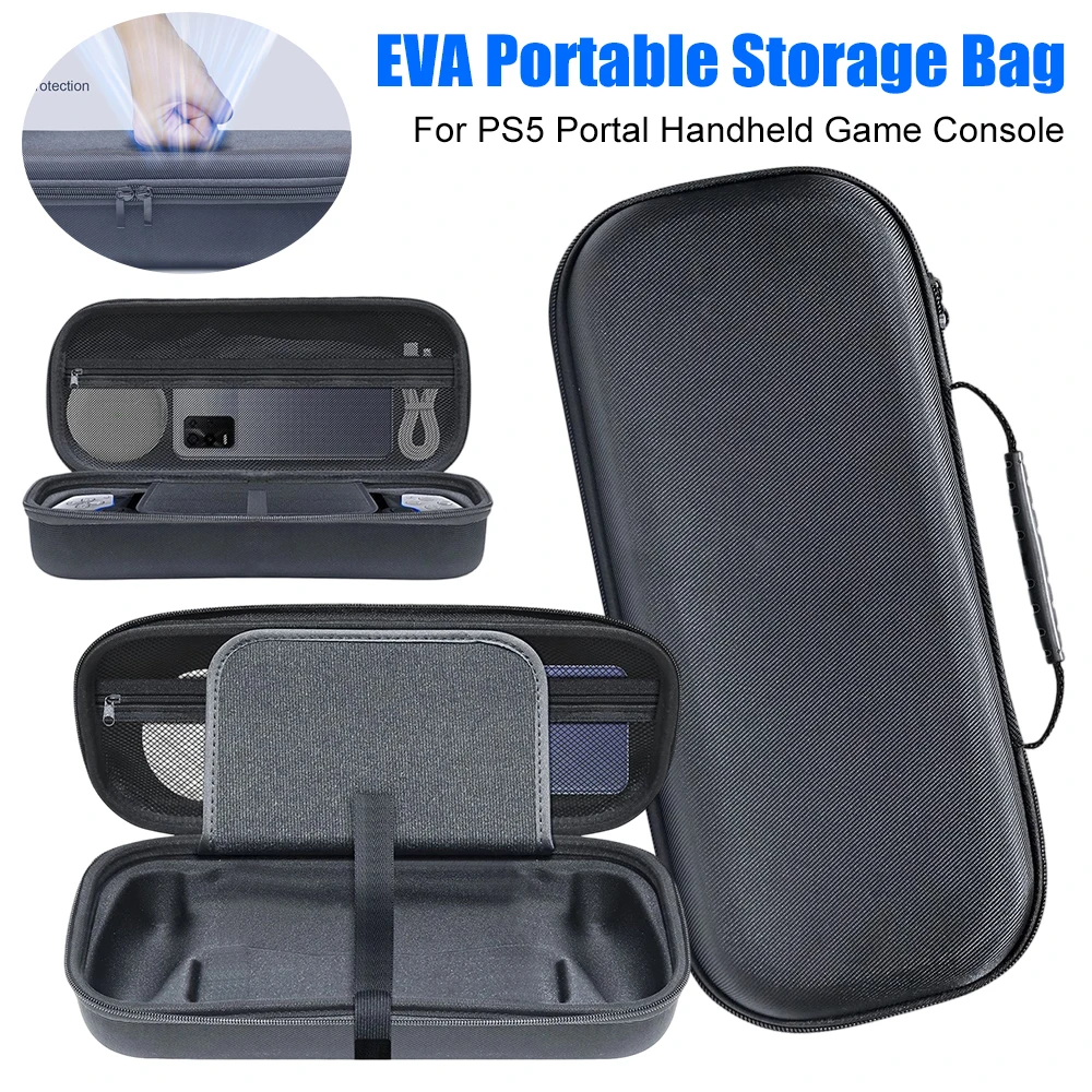 

Защитный чехол из ЭВА для Sony PlayStation 5, портативная сумка для хранения, портативная игровая консоль PS5 Portal, игровые аксессуары