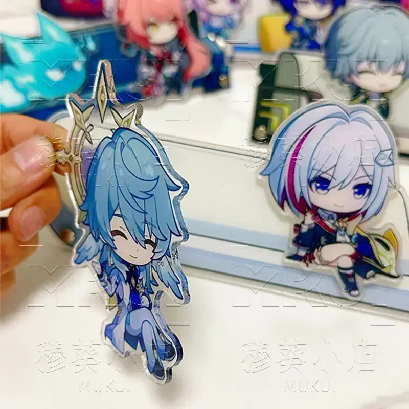 Honkai:Star Rail Live Broadcast Guest Feixiao Moze Jiaoqiu Magnetic Sofa Sitting Acrylic Fridge Sticker Keychain Desk Ornaments