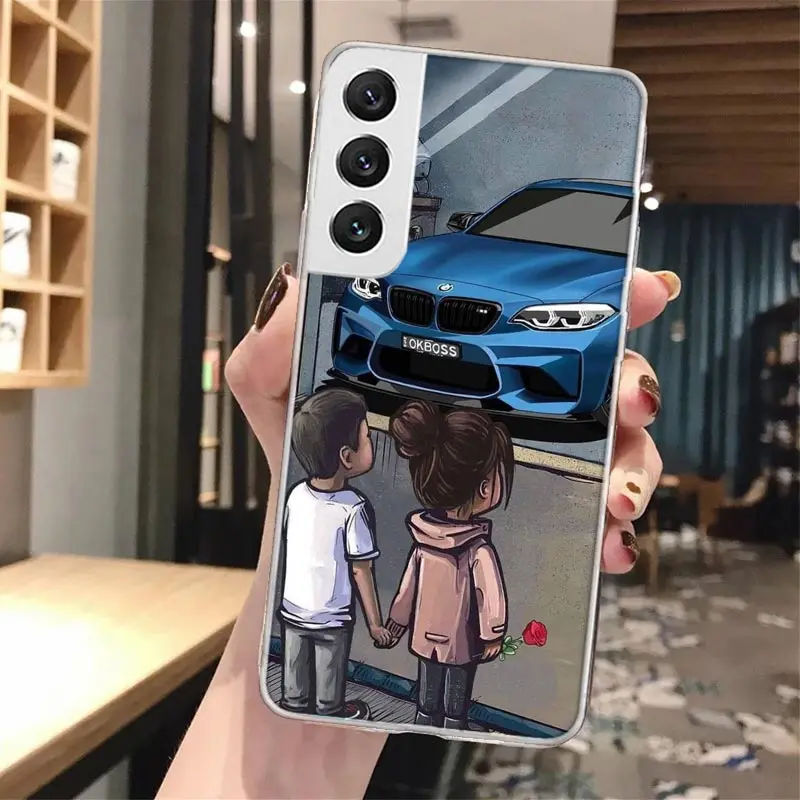 Boy See Sports Car Jdm Drift custodia morbida per telefono per Samsung Galaxy M12 M21 M30S M31 M32 Note 20 Ultra 10 Lite 9 8 J4 J6 Plus + M51