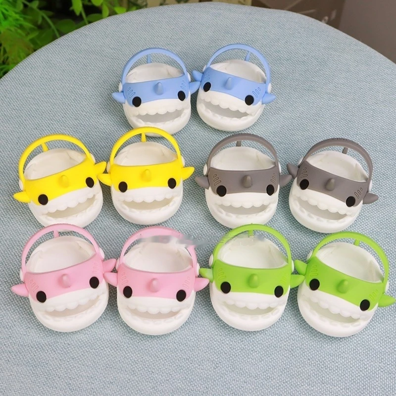 20/30 センチメートル綿人形の靴かわいいサメスリッパ豚猫ウサギソフトゴム靴ボードシューズ人形アクセサリー靴