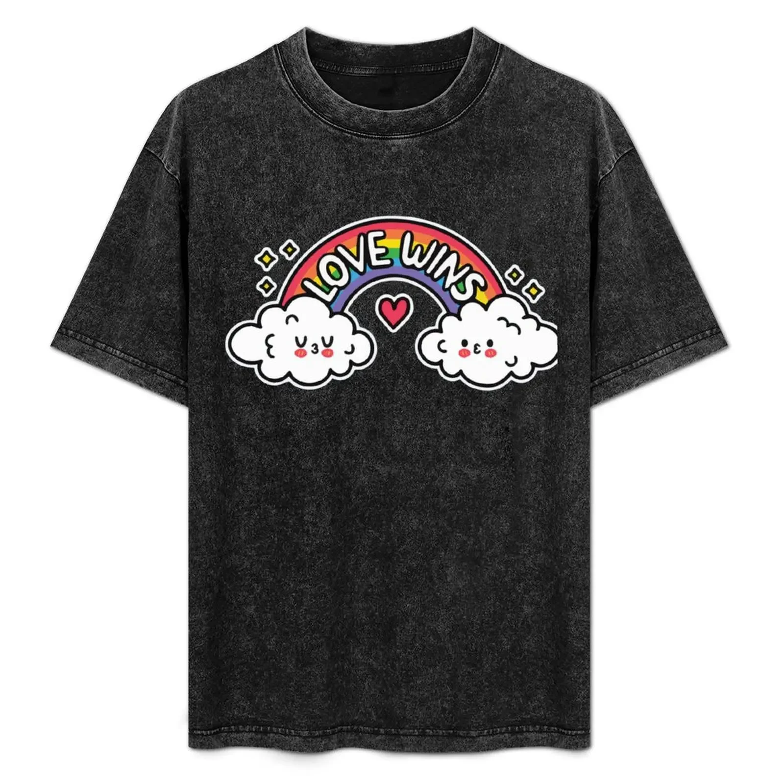 

Love Wins T-Shirt Comfortable Workout Short Sleeve Shirt