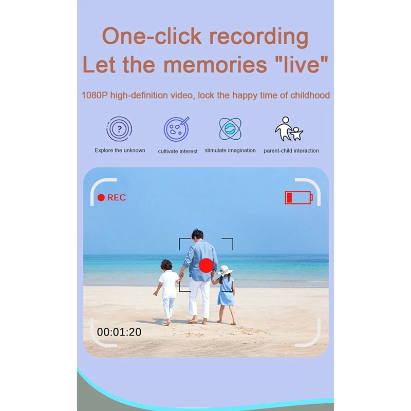 Cámara de impresión instantánea para niños, cámara de fotos de impresión térmica de repuesto, cámara Digital WIFI para niños, juguete para niñas, cámara de Video HD 1080P