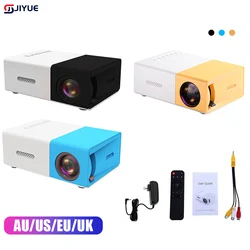 YG300 Mini LED Projector Yg300 Upgraded Version 1000 Lumen 320x240P HDMI-compatible USB Audio Home Media Player Beamer