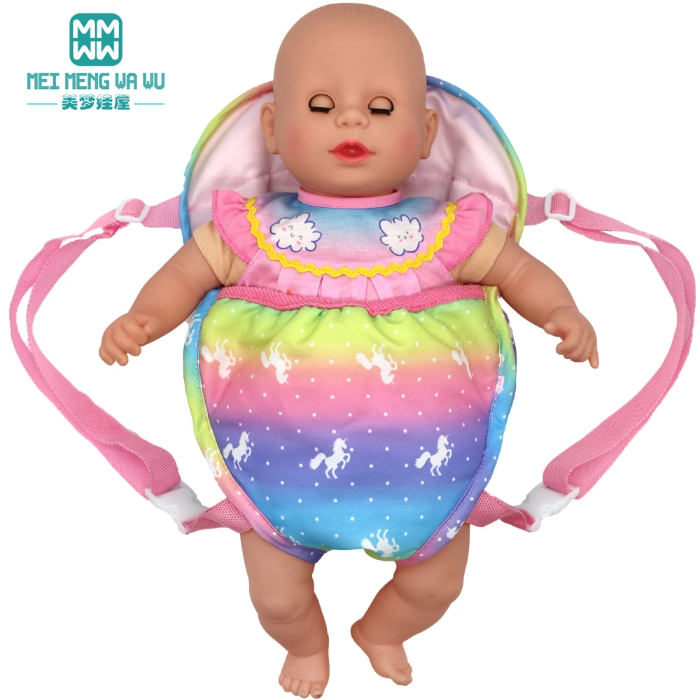 Mini Toys Small Baby Backpack 40cm-45cm Newborn Doll Accessories and American Doll