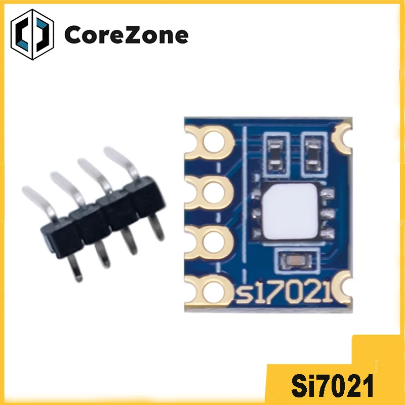 Si7021 Temperature and Humidity Sensor - High Precision I2C Interface Industrial-Grade Si7021-A20-GM1R Module