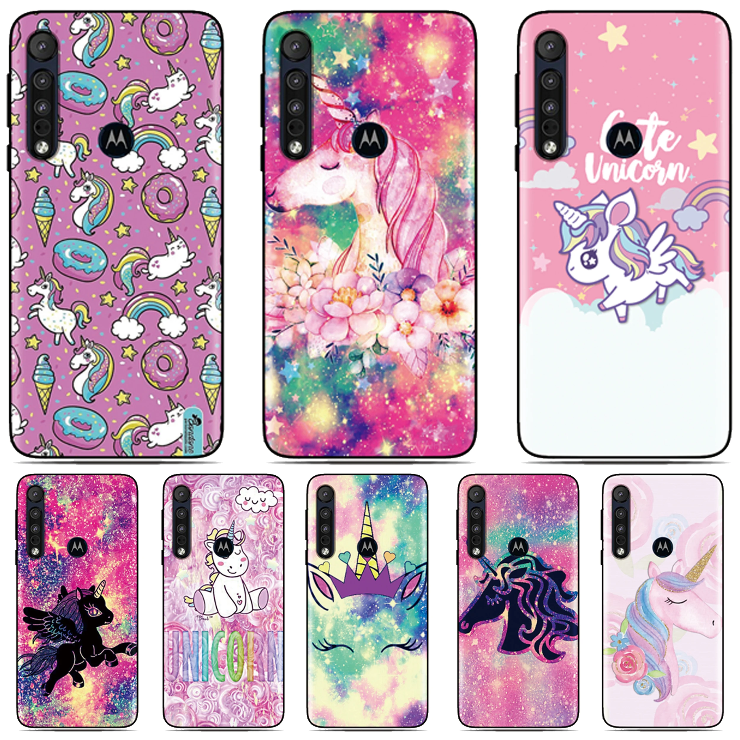 Funda de teléfono con foto de unicornio para Sony Xperia 1 VIII 10 VII 5 VI V IV III II XZ5 XZ4 XZ3 XZ2 XA1 XA2 Ultra L3 3 4 6 7 8