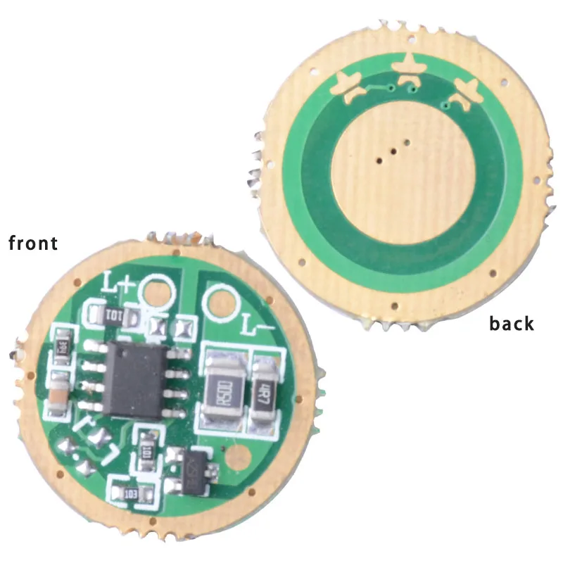 1 sztuk dalekiego zasięgu blask LED latarka akcesoria 20MM multi-gear niestandardowe 3-gwiazdkowe płyta sterownicza obwodu zębatego