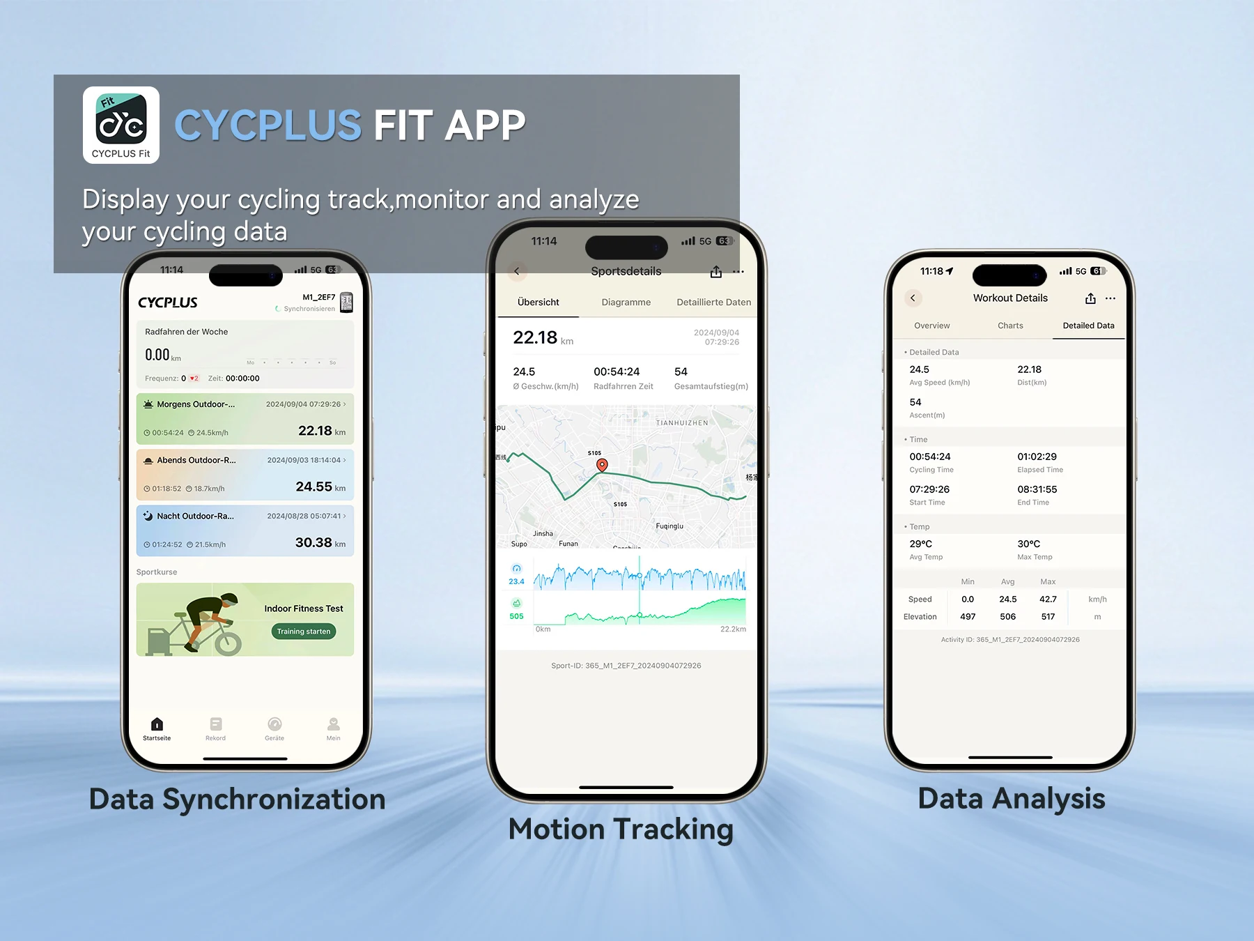 CYCPLUS M1+Z1 Cycling GPS Wireless Bike Computer With BLE 5.0/ANT+ with 2.9" LCD Screen Auto Backlight IPX6 Waterproof