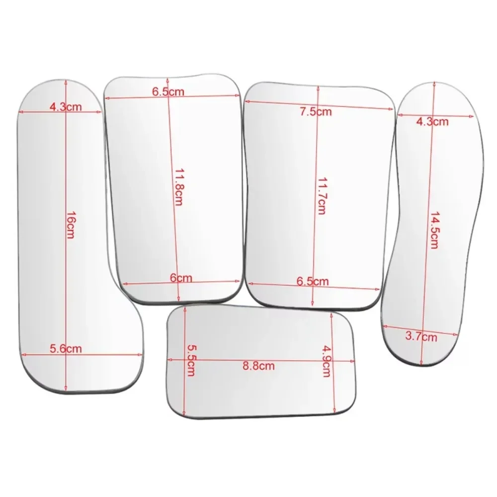 AG 5 шт. стоматологическое ортодонтическое зеркало для фотосъемки двусторонние зеркала стоматологические инструменты стеклянный материал стоматологический отражатель внутриротовой