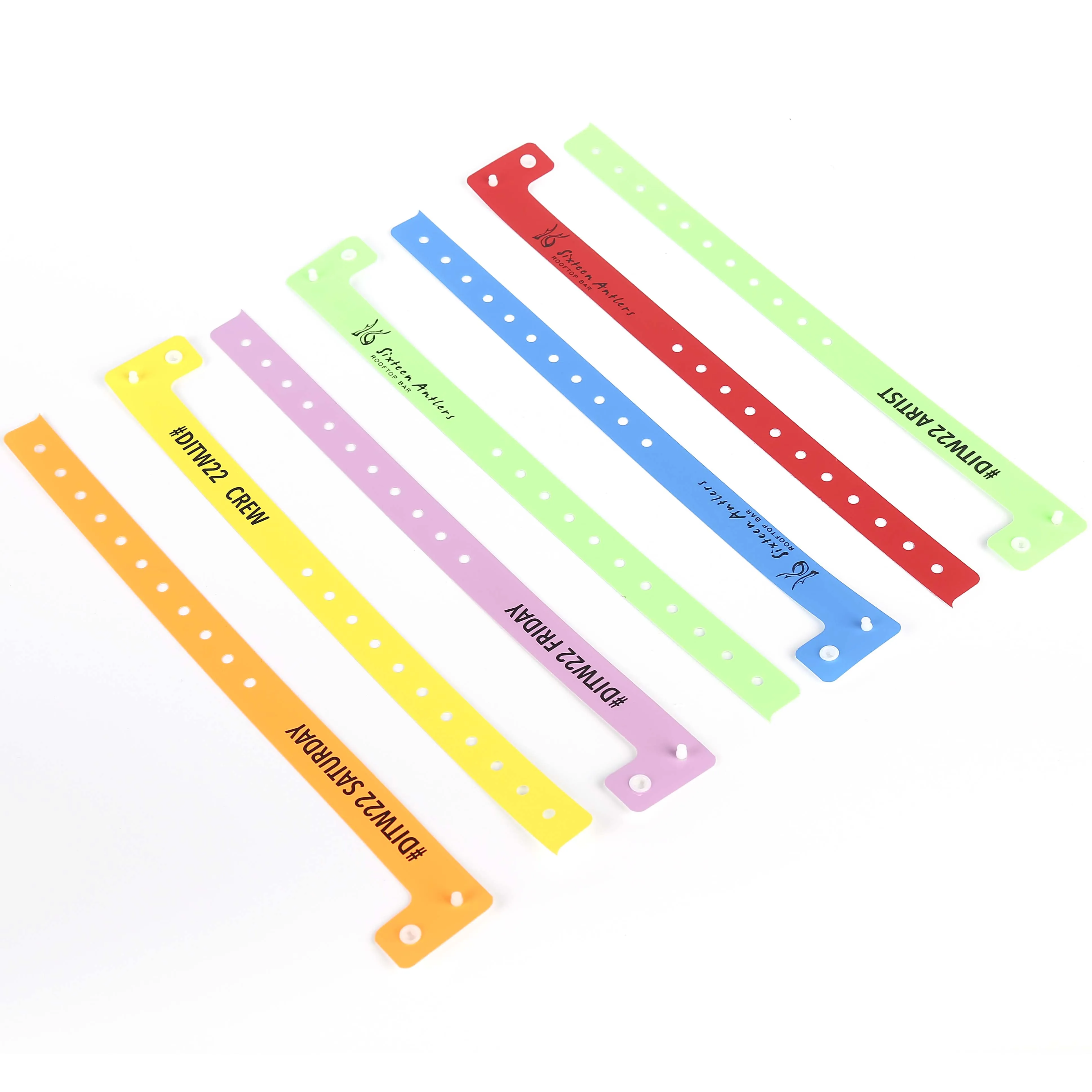 Custom QR Code PVC Bracelet Cheap Gift for Events RFID Identify Plastic Vinyl Wristbands Personalized Tag for Occasions