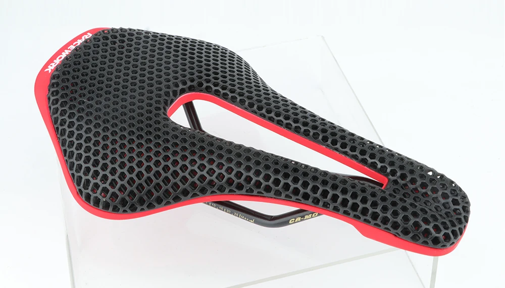 Racework mtb 3d gedruckt sattel bienenstock struktur hohl rennen klappbares rennrad bequeme sättel waben kissens itz – Detail 8