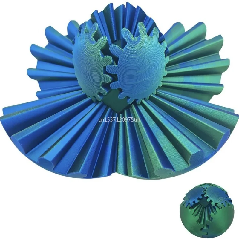 6 centimetri Nuovo 3D Stampato Agitarsi Giocattoli Spin Ball o Cube Alleviare Lo Stress Giocattolo Da Tavolo Ansia Relax Attività per Adulti Bambini Regalo Scrivania Decor