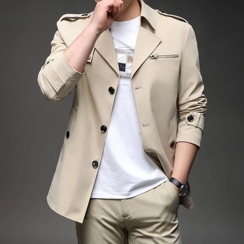 Mens Jackets Coats Spring Autumn Men's Blazer Designs Windbreaker Jacket Male Business Casual Blazer Overcoat Man Clothing