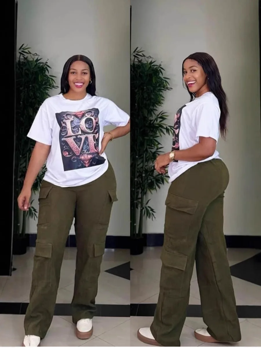 

Fashion Casual Short Hoodie 2 Piece Women Summer Zipper Top Short Sleeved Sports T Shirt Stripe Splicing Long Pants Female Suit