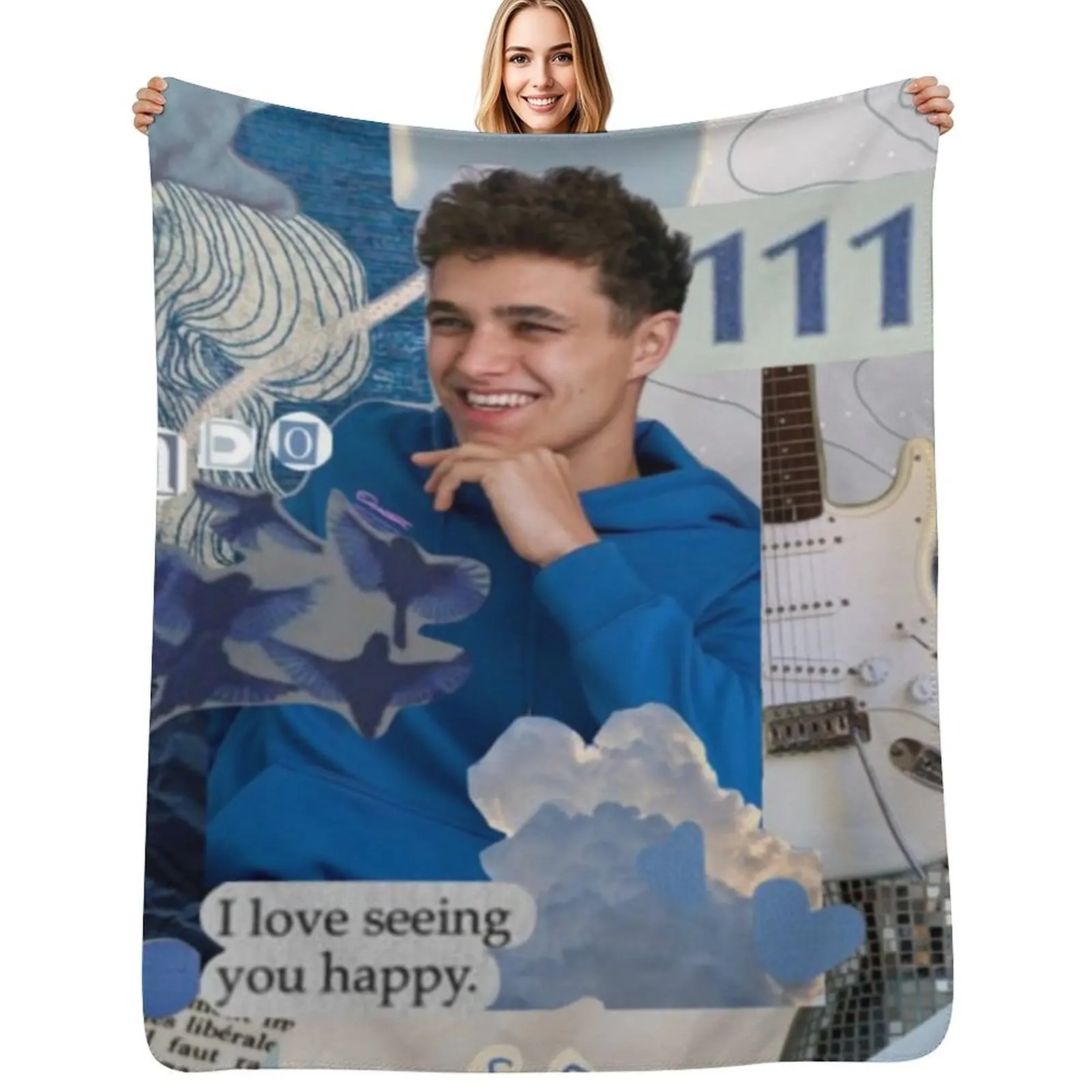 l norris aesthetic Throw Blanket Multi-Purpose Travel Blankets For Baby blankets ands Decorative Beds Sofa Quilt Blankets