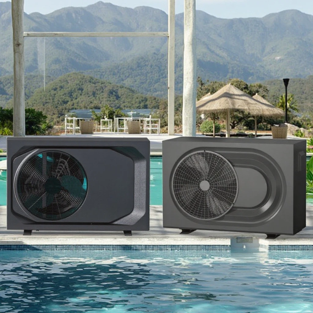 

R32 Heating Cooling Pool Heater Calentador De Piscina Inverter air to Water Swimming Pool Heat Pump