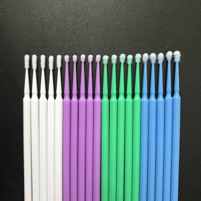 

400pcs Dental Disposable Micro Applicator Brush Bendable 1.2/1.5/2.0/2.5mm dental material