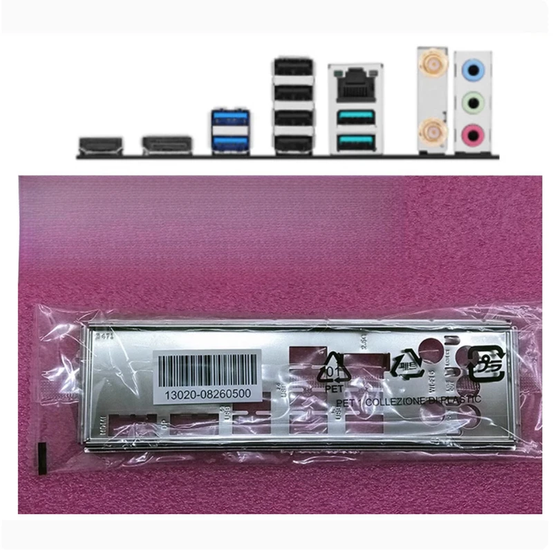 OEM Replacement  I/O Shield BackPlate Stainless Steel Blende Bracket For ASUS A620M-AYW WIFI New