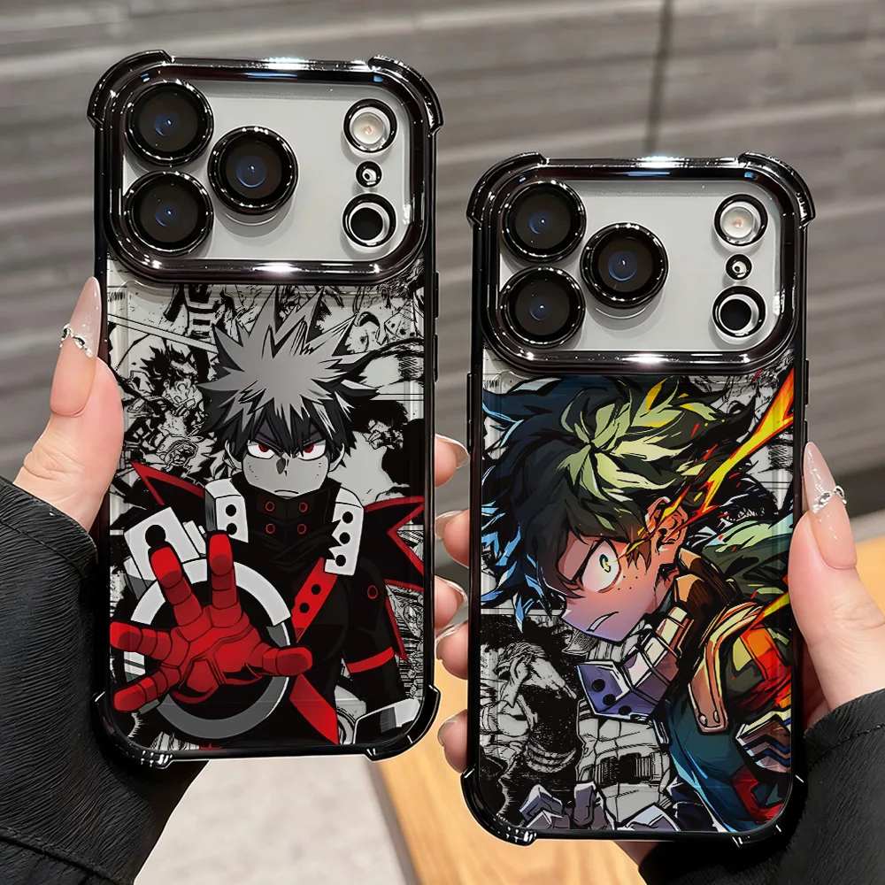 Чехол для телефона с изображением аниме-персонажей Katsuki My Hero Bakugou для Xiaomi Redmi 15A A7 15 A3 15C 14C Note 15 14 13 12 12s Pro Plus 4G 5G, противоударный
