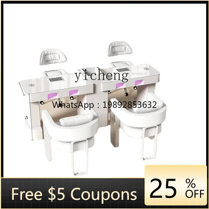 

Manicure Table and Chair Set Embedded Second Generation High-Power Vacuum Cleaner Red Light Heating Lamp