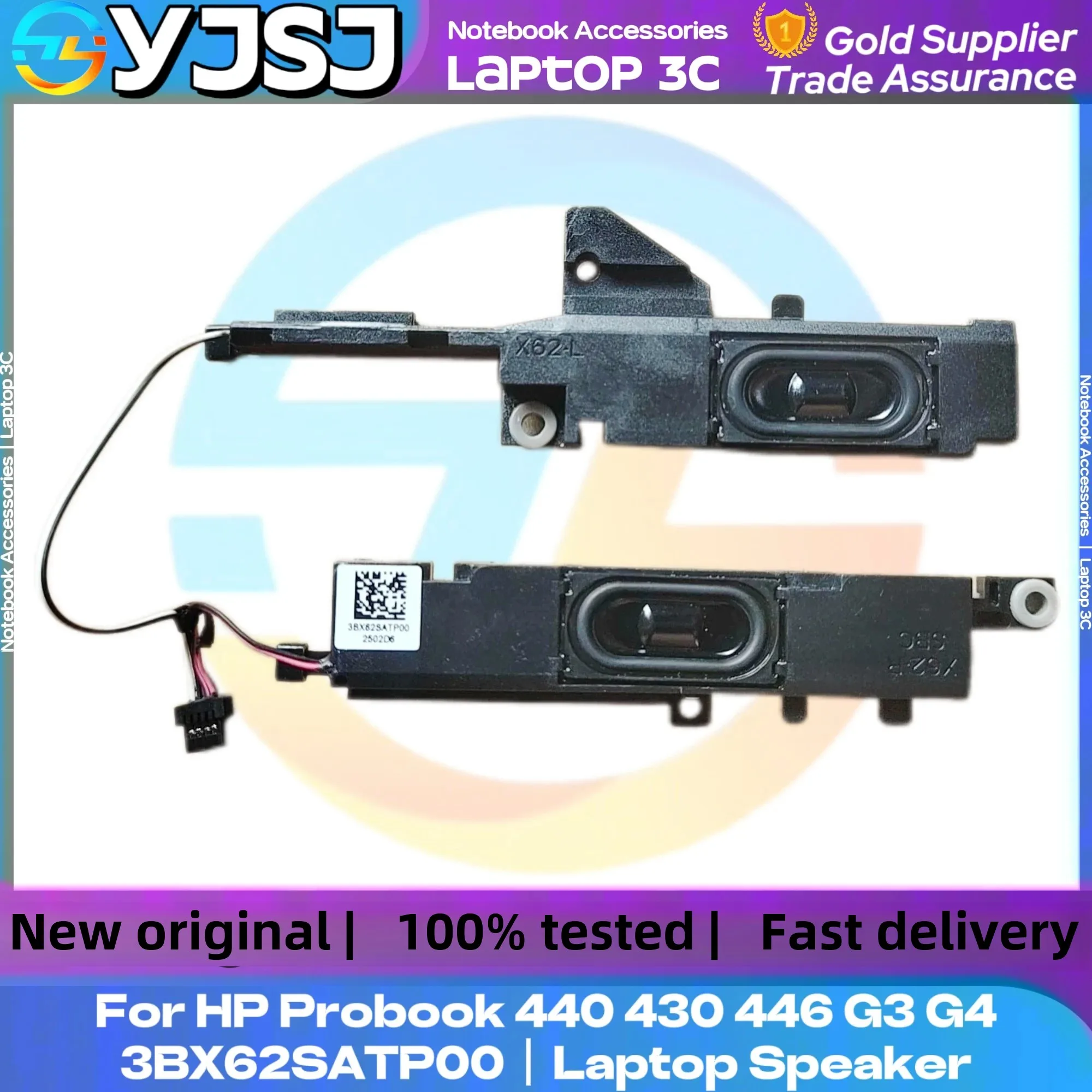 

NEW GENUINE Original Laptop Speaker For HP Probook 440 430 446 G3 G4 built-in speaker 3BX62SATP00 left and right speakers