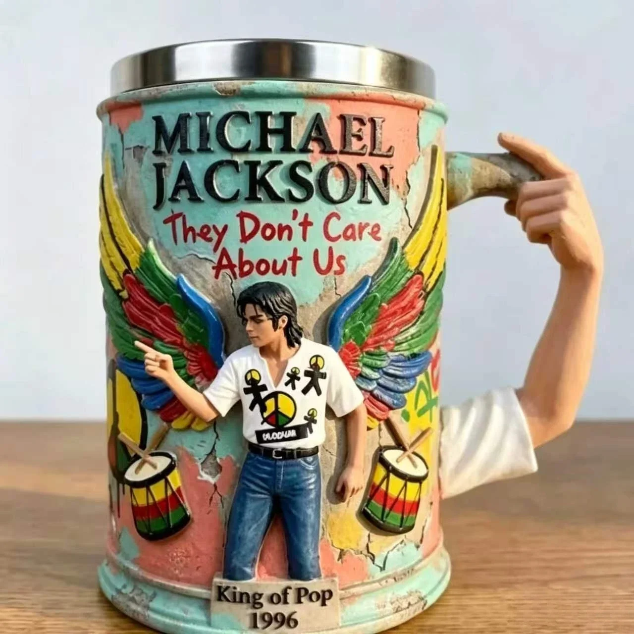 Collectible Michael Jackson Mug 304 Stainless Steel Beer Cup Music Lover Gift