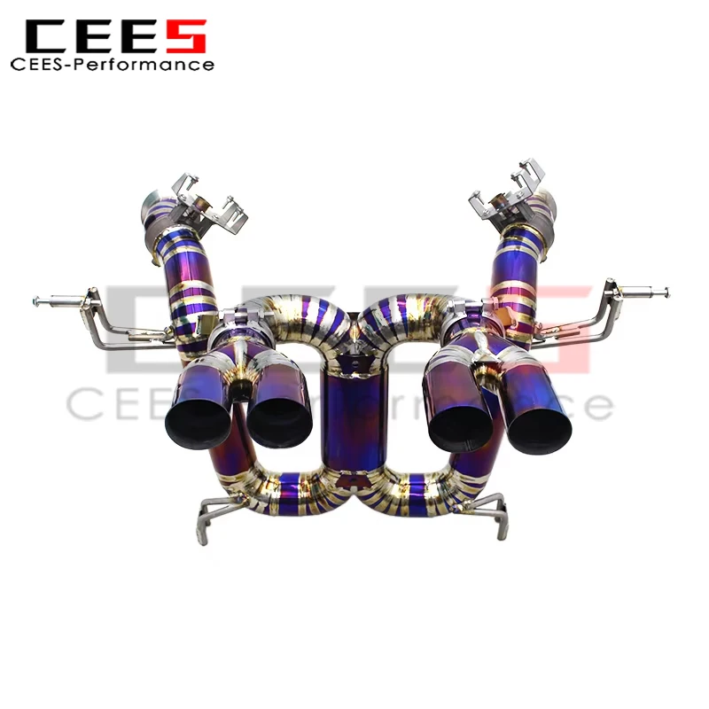 

CEES Performance Catback выхлоп для Lamborghini Revuelto 6.5L V12 2023-2025 — без клапана, улучшенный звук